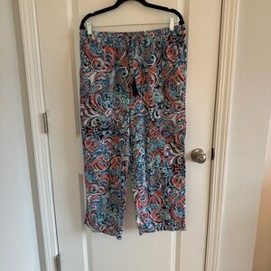Talbots Gauzy Drawstring Pants